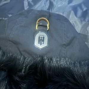 DIXON 2-in-1 Nordic Tech down bomber with blue fox fur